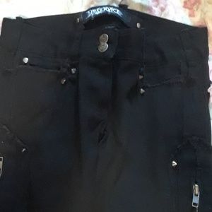 Lip Service pants, goth pants